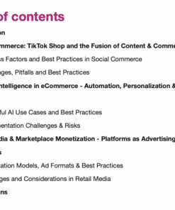 marketplaces contents 1 | Marketplaces Blue Paper 2025